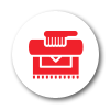 icon showing a scrub brush